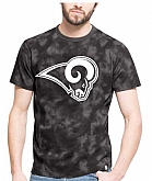 Men's Los Angeles Rams Team Logo Black Camo Men's T Shirt,baseball caps,new era cap wholesale,wholesale hats